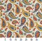 Upholstery Fabric - Blue,Red & Burgundy Paisley Upholstery Fabric 54 Inches"